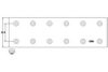 TEXTAR 1709401 Brake Lining Kit, drum brake